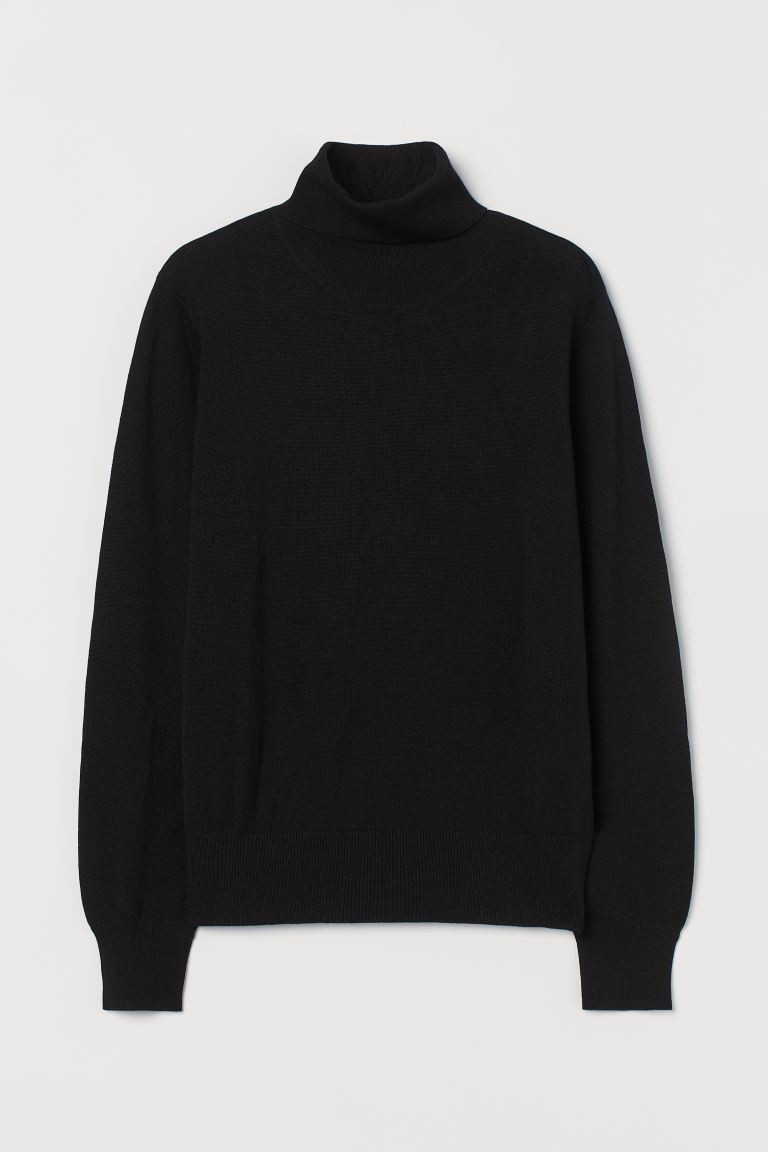 Fine-knit Turtleneck Sweater | H&M (US + CA)