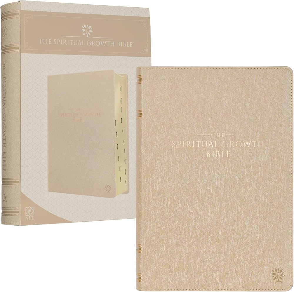 The Spiritual Growth Bible, Study Bible, NLT - New Living Translation Holy Bible, Faux Leather, P... | Amazon (US)