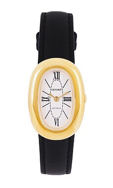Cendre Bridgette Watch in White & Smooth Black from Revolve.com | Revolve Clothing (Global)