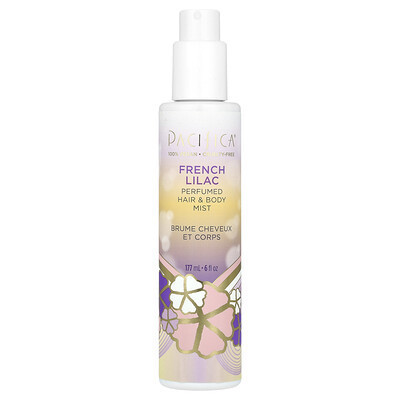 Pacifica, Perfumed Hair & Body Mist, French Lilac, 6 fl oz (177 ml) | iHerb