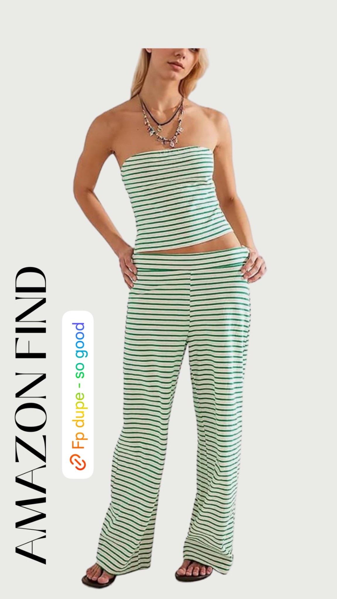 Free people dupe summer and spring outfit. Perfect for lounge or going out 

#LTKFindsUnder50 #LTKStyleTip #LTKFindsUnder100