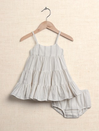 Baby Organic Cotton Tiered Dress | Banana Republic (US)