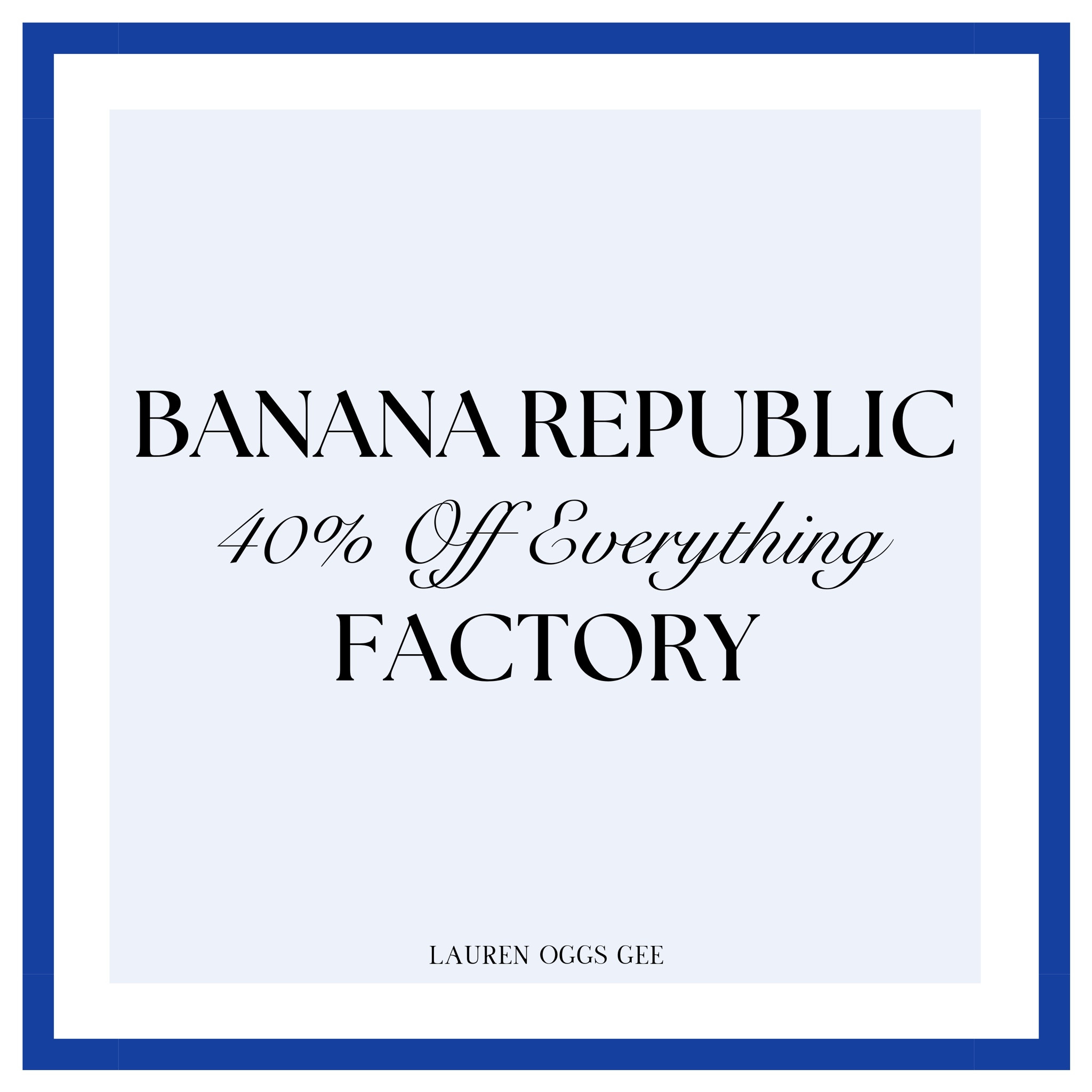 Fall fashion is HERE, and Banana Republic Factory is giving us all the reasons to refresh our wardrobes!

Get 40% off EVERYTHING, plus an extra 25% off select items! I’ve curated three staple looks perfect for everyday wear, weekend brunch, church, date nights, work, and so much more. These versatile pieces come in classic fall colors and timeless styles, making outfit possibilities endless. 

Shop my faves before they’re gone—because deals like this don’t last long!



#LTKFindsUnder100 #LTKSaleAlert #LTKOver40