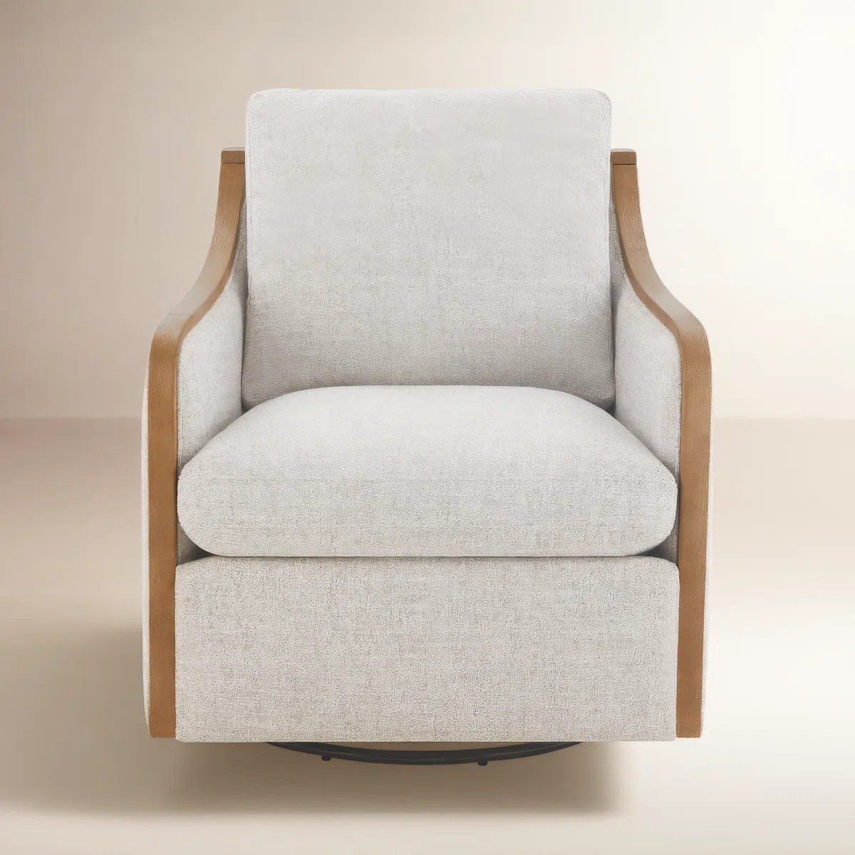 Grayton Oversized Upholstered Swivel Barrel Chair | Wayfair North America