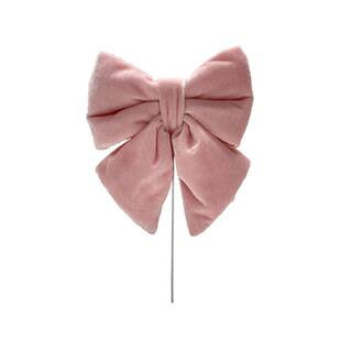 9" Pink Velvet Bow Pick by Ashland® | Michaels® | Michaels Stores
