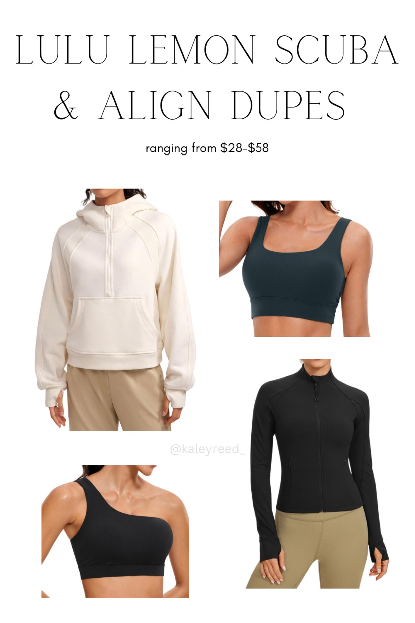 Lulu lemon dupe! Lululemon Align Dupe Amazon finds #amazon #lulu #lululemondupe #fitness #scubahoodiedupe #scubadupe #aligndupe

#LTKGiftGuide #LTKstyletip #LTKfindsunder50