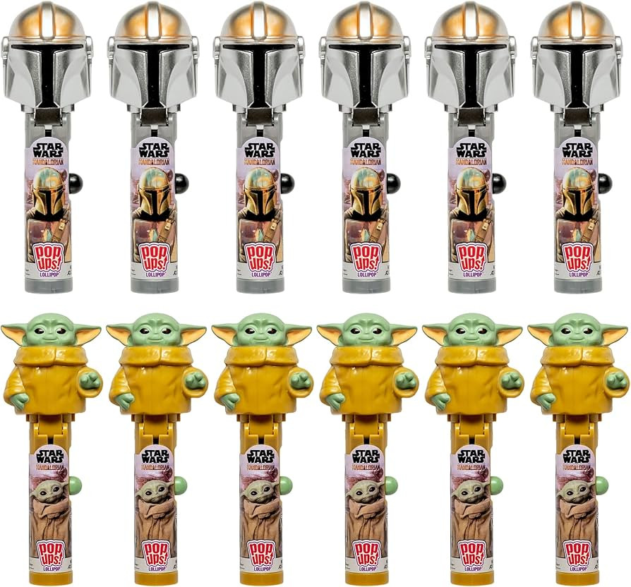 Pop Ups! Mando Lollipop Holder | Collectable Mando Toy Lollipop Case | Party Favors for Goodie Ba... | Amazon (US)