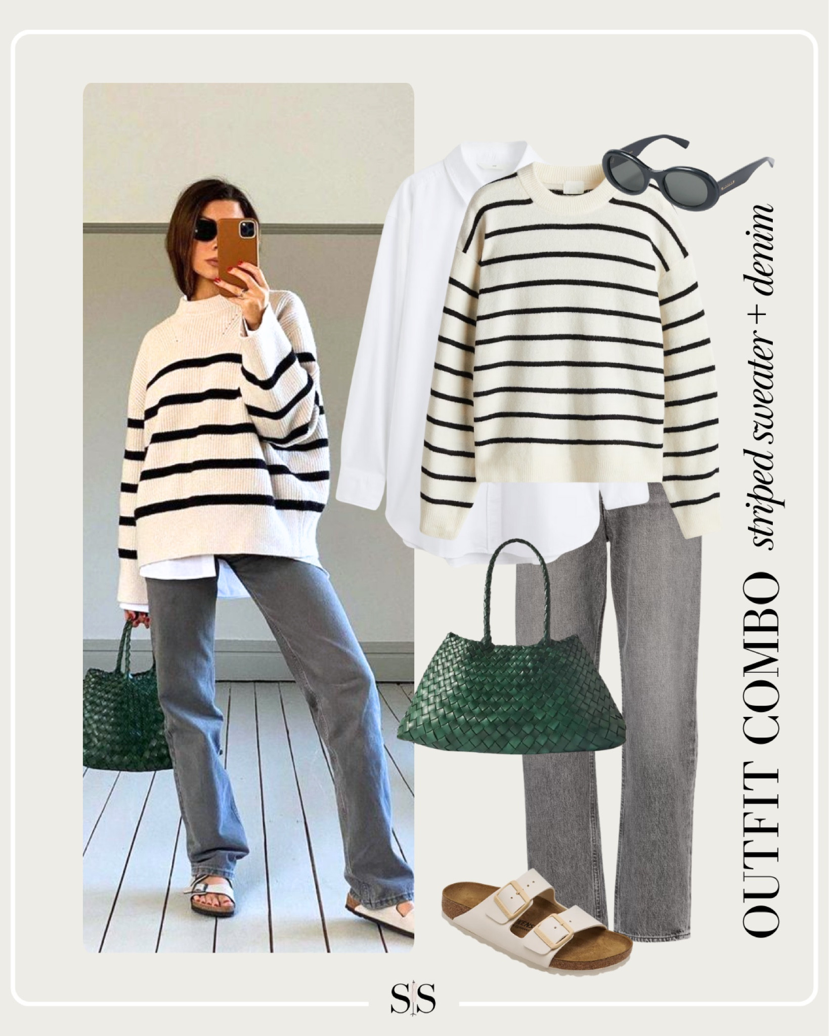 February Style Guide: no fail outfit combos | striped sweater + denim

#pinterestoutfit #springoutfit #transitionaloutfit #outfitformula 

Image credit: @smythsisters

#LTKStyleTip