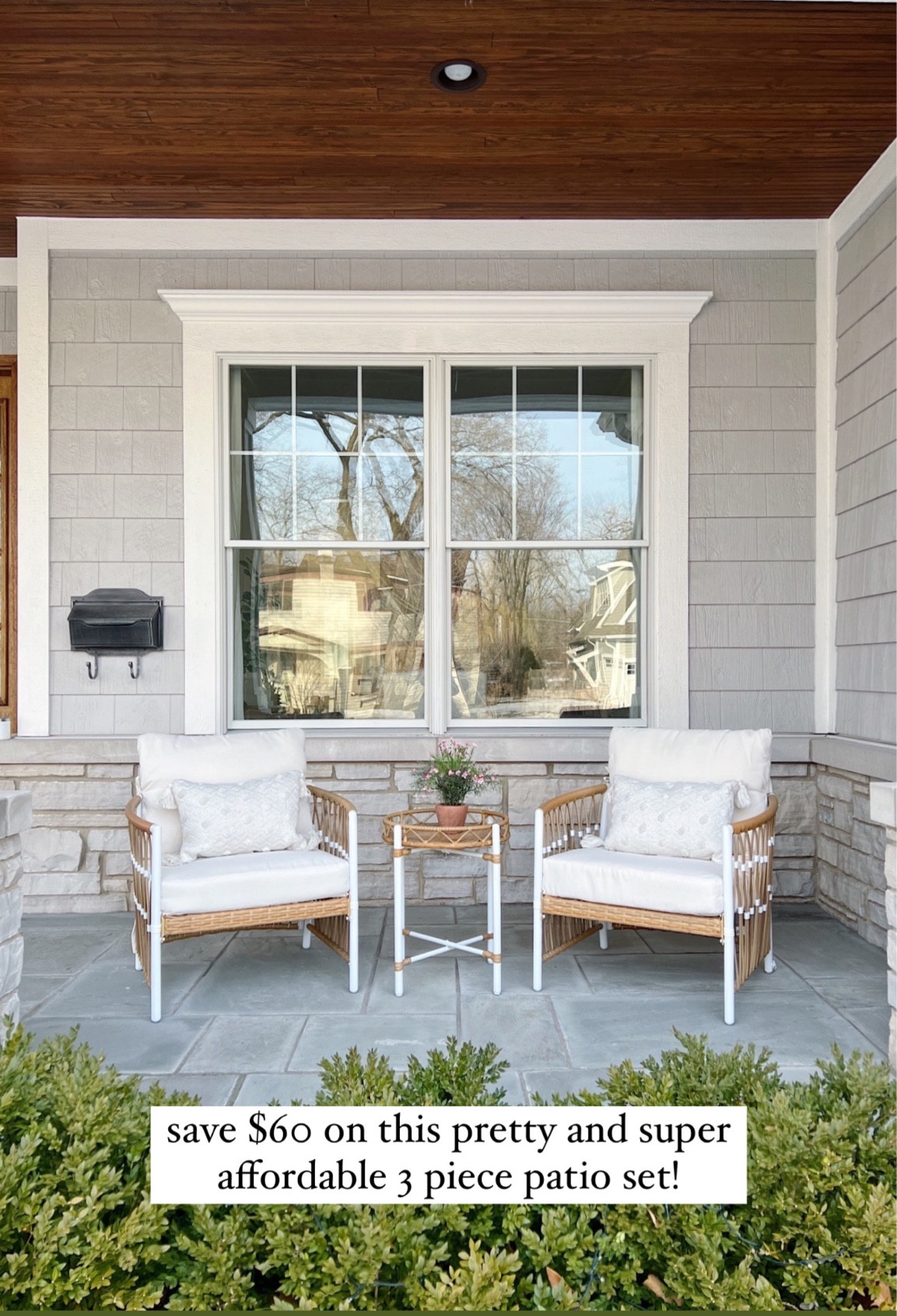 Outdoor furniture on sale now!! This designer inspired set is so gorgeous, and on sale for under $450!! 

#patiofurniture
#outdoorfurniture

#LTKSeasonal #LTKhome #LTKsalealert