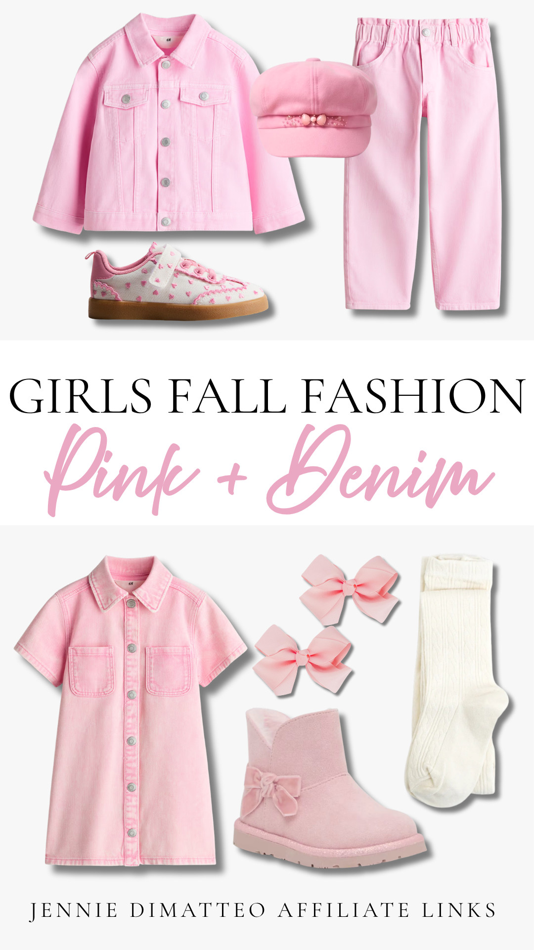 Pink + denim is always a yes 💕🎀 Loving these sweet little fall finds from the pink denim to the bows, boots & cutest heart sneakers! Such fun pieces to mix into her fall wardrobe ✨

#GirlsFallFashion #GirlsStyle #PinkFashion #KidsFashion #FallFashion #GirlieStyle #FallOutfits #KidsStyle #LTKKids #LTKFinds 

 #LTKootd #LTKBaby #LTKKids