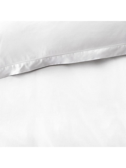 Organic Sateen Border Bedding 624 Thread Count Duvet Cover | Saks Fifth Avenue