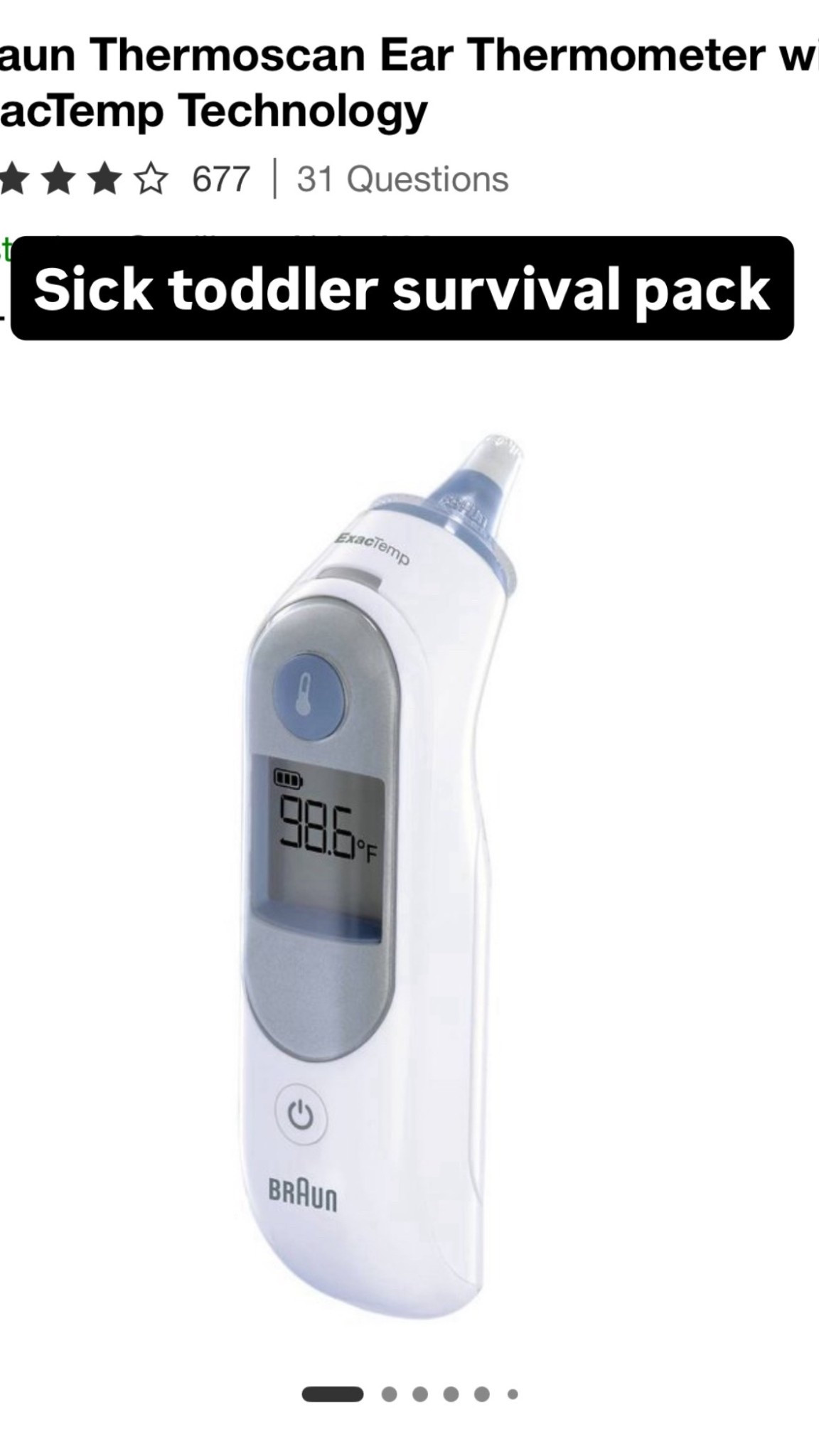 Sick kiddo survival pack!! 

#LTKKids #LTKFamily #LTKHome