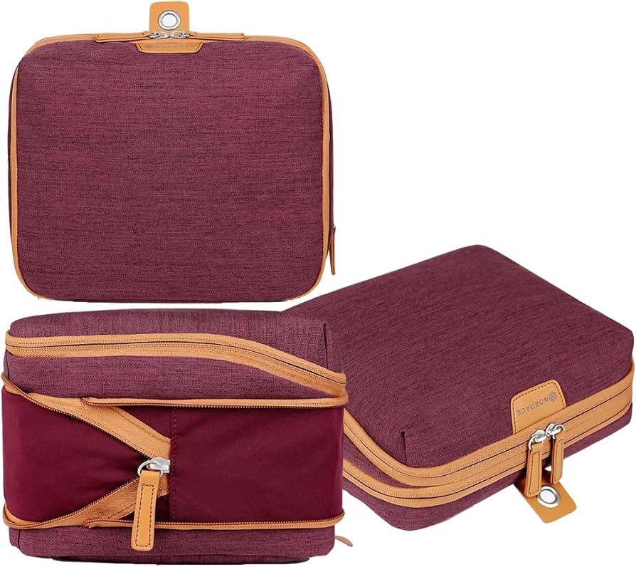 Nordace Travel Packing Organizers Set for Men and Women - 2x Packing Cubes & 1x Wash Pouch - Dura... | Amazon (US)