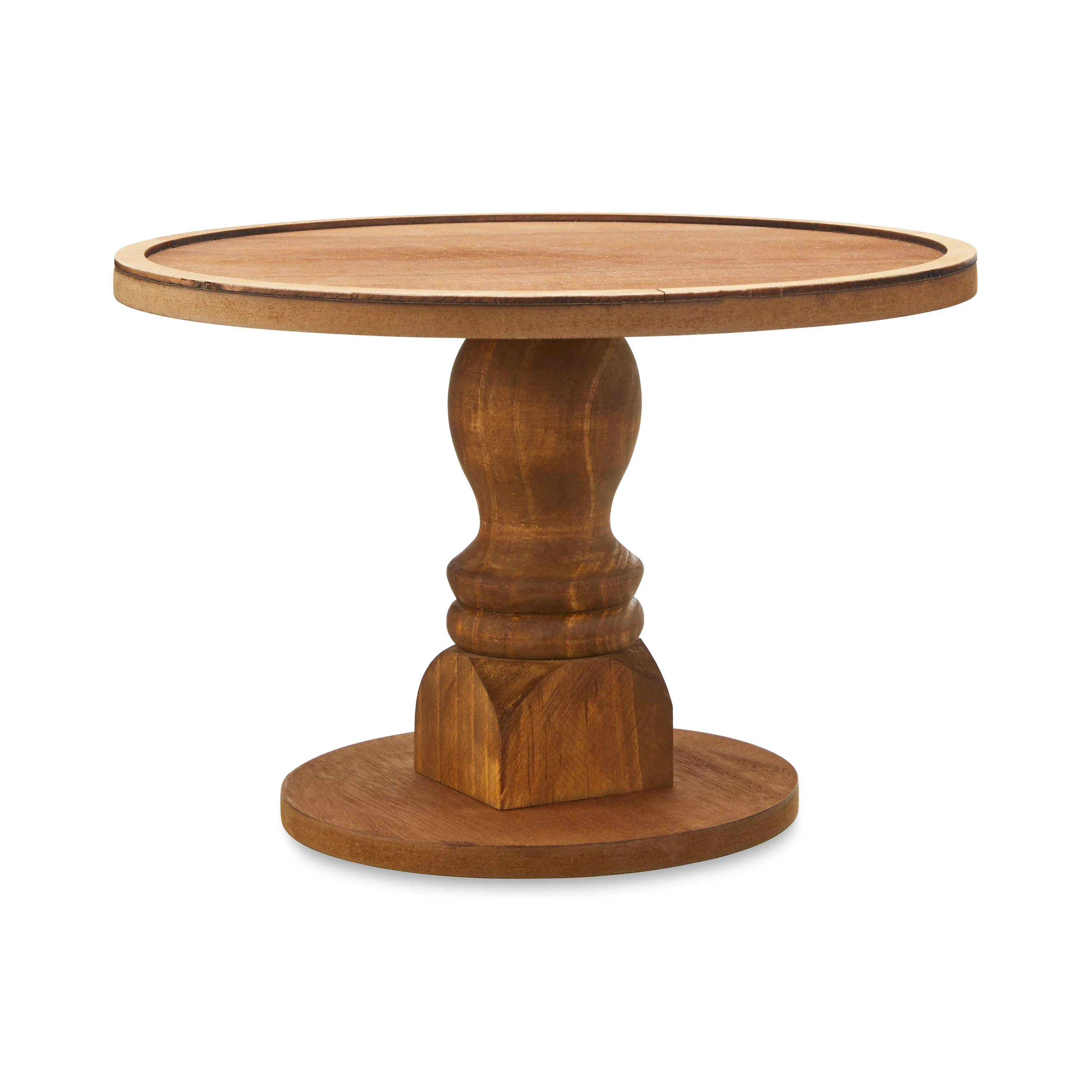 Way To Celebrate Harvest Round Wood Stand 9.875” - Walmart.com | Walmart (US)