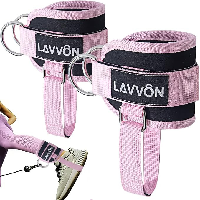 Ankle Straps for Cable Machines Kickbacks - Adjustable Comfort Ankle Cable Attachments for Gym An... | Amazon (US)