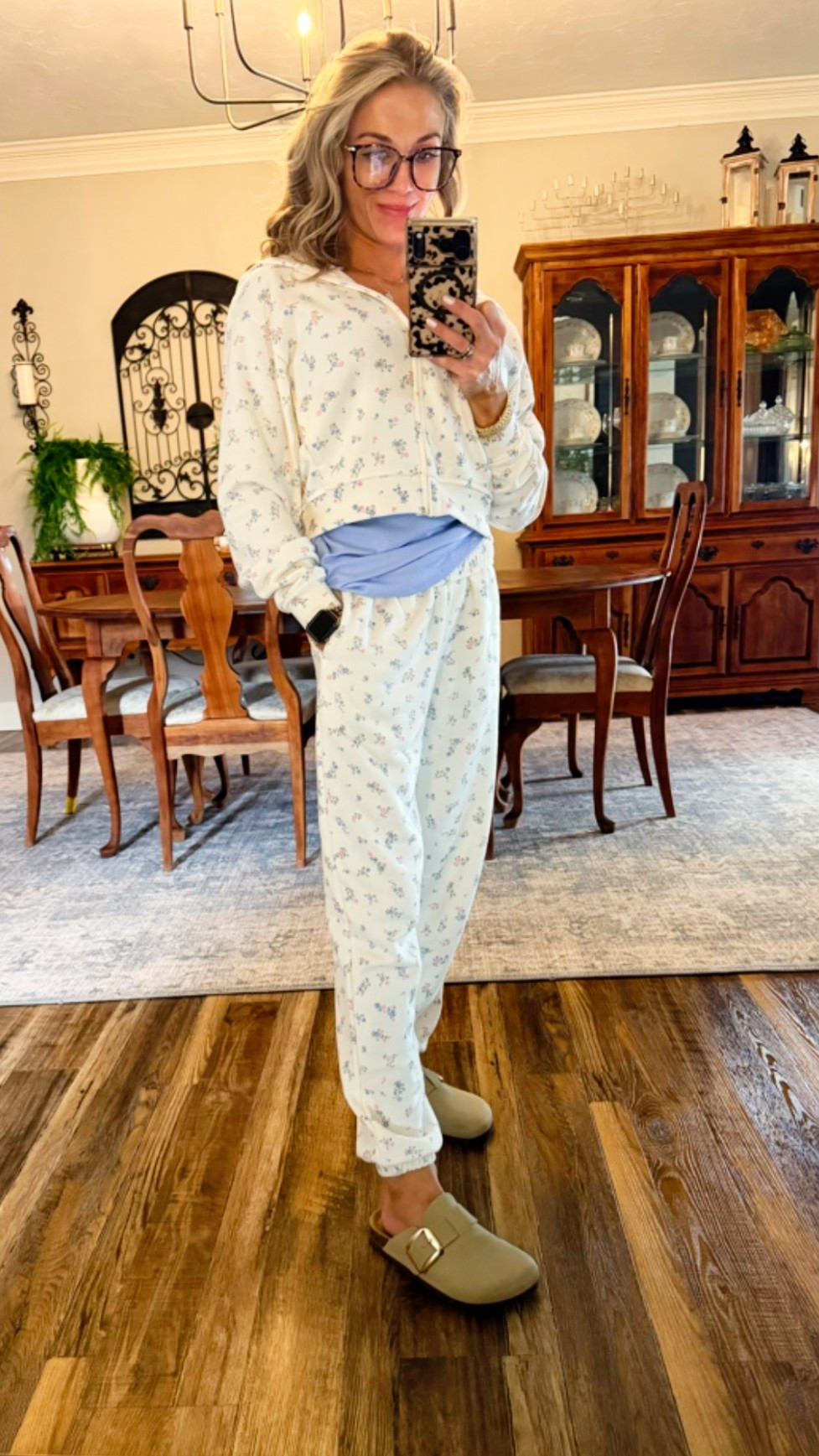 Loving this super soft light weight fleece matching outfit for the spring transition! #fashion #outfit #matchingset #springoutfit 

#LTKmomlife #LTKootd