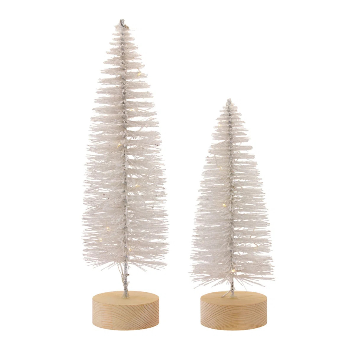 4 Piece Plastic Tree with LED Set | Wayfair North America