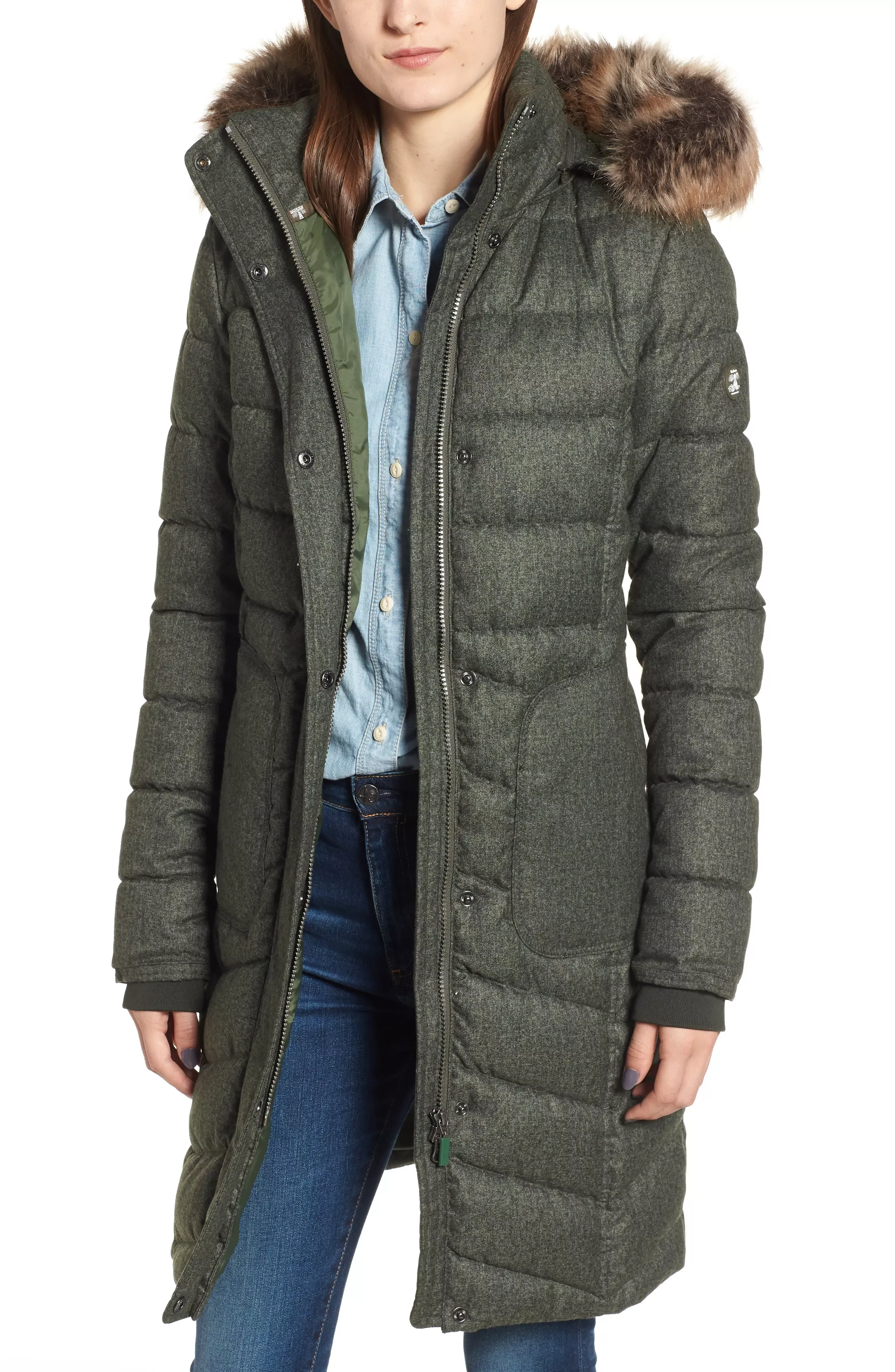 Barbour foreland quilt mix on sale coat