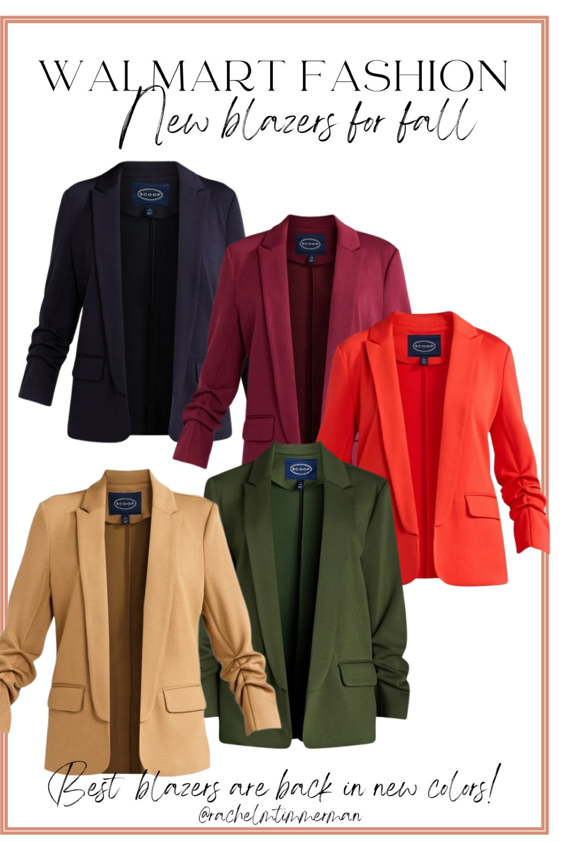 Walmart fashion best selling scuba material blazers are BACK in new fall
Colors! These will go fast. Under $50. Run TTS. I ordered two new colors. Most comfortable blazer ever!! 

Walmart fashion. Walmart finds. LTK under 50. Blazer style. 