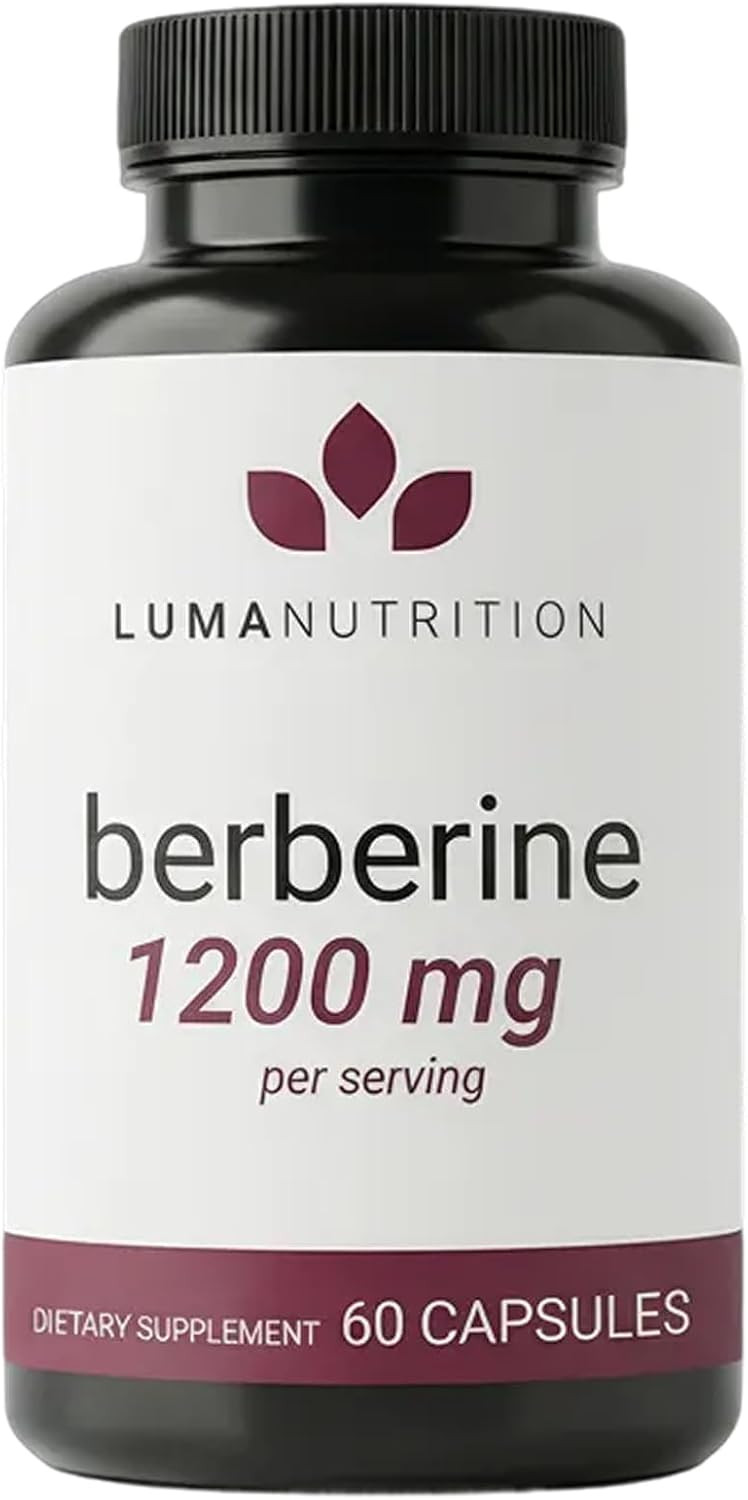Luma Nutrition Berberine Supplement - Berberine 1200mg Per Serving - Berberine HCI - Berberine Plus - 60 Capsules | Amazon (US)