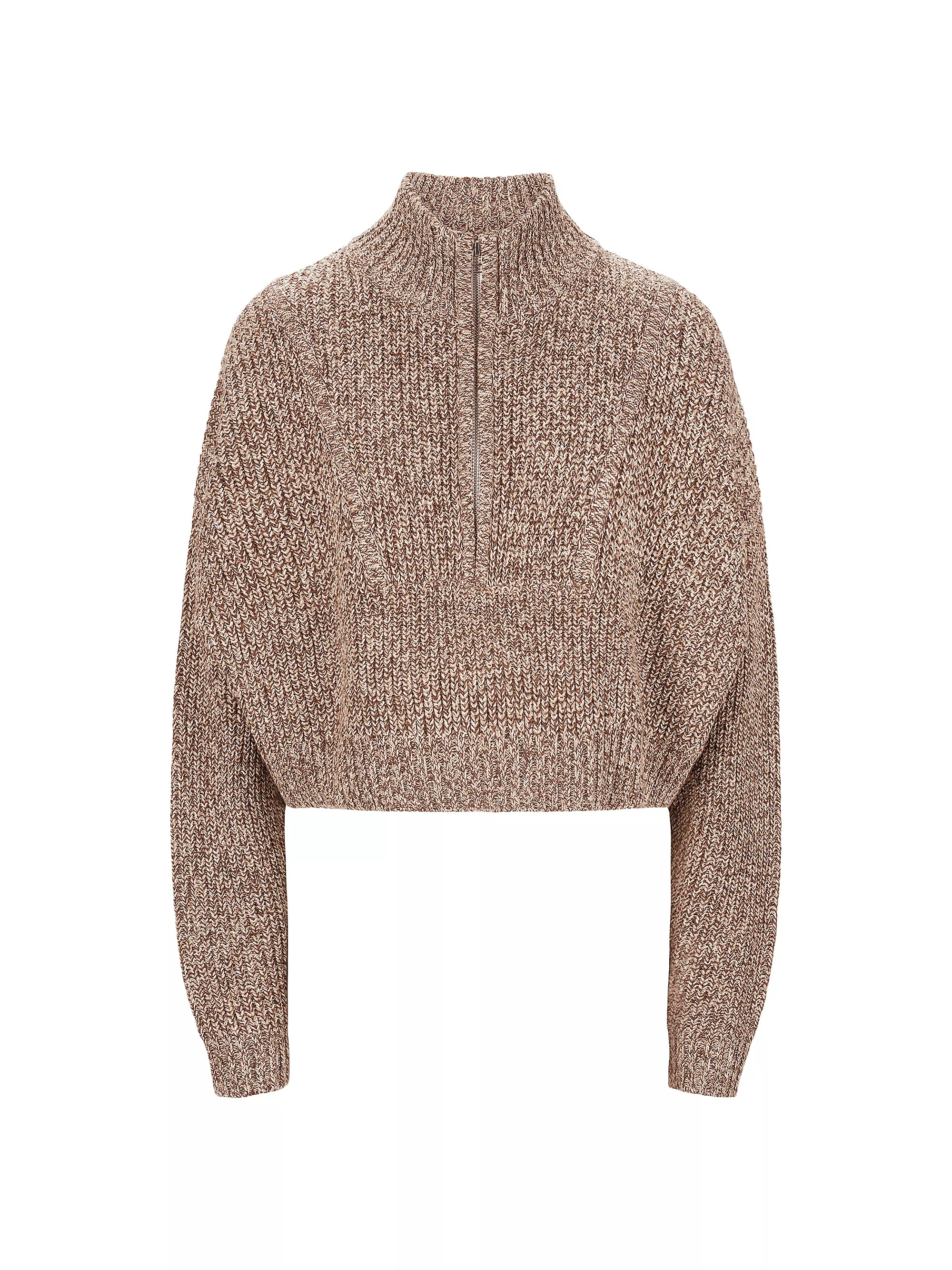 StaudHampton Cotton-Blend Crop Sweater | Saks Fifth Avenue