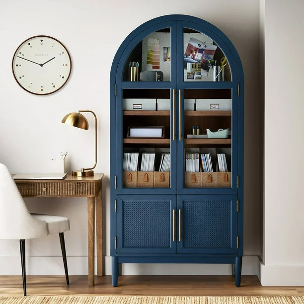 Member's Mark Enzo Storage Cabinet With Rattan Cabinet Doors | Sam's Club