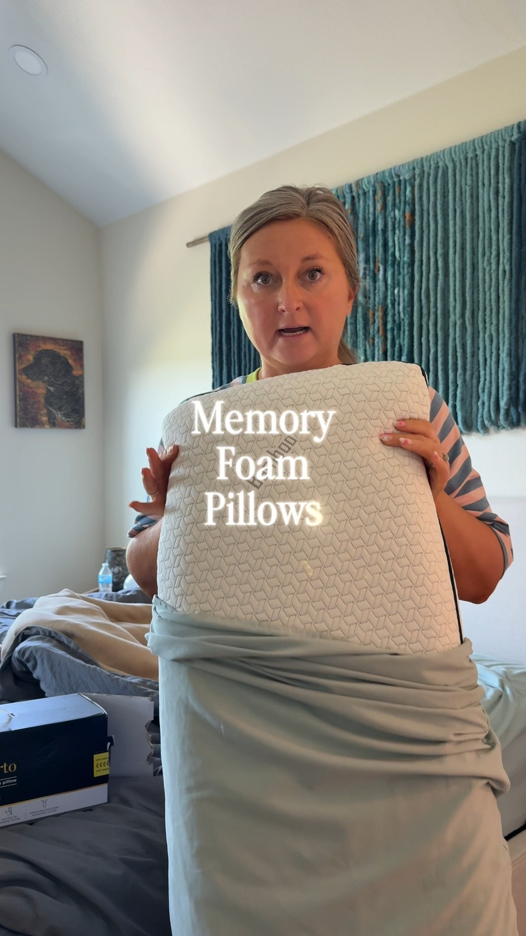 Testing out these new VaVerto Memory Foam Pillows —and they are GOOD. So good that Chase woke me up at 1:30 AM asking for one. 😂 Gel-infused cooling, super comfy, and supportive. Honestly, can’t blame him… they’re a total game changer. Linked them if you wanna upgrade your sleep too! #MemoryFoamPillow #VaVertoPillow #SleepEssentials 

#LTKHome