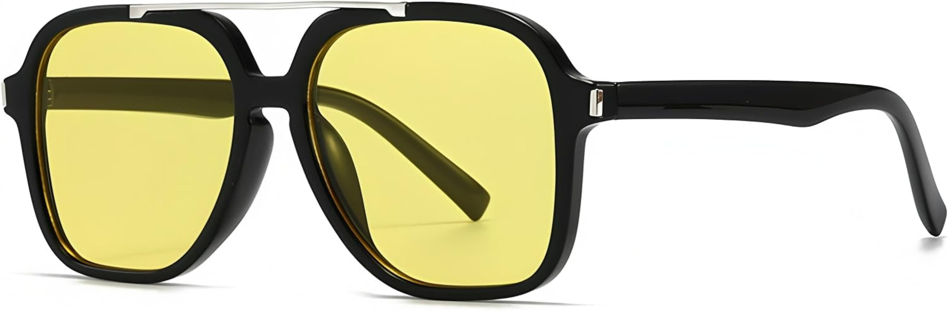 ADE WU Trendy Square Sunglasses for Wome Men Fashion Designer Aviator Style Sun Glasses | Amazon (US)