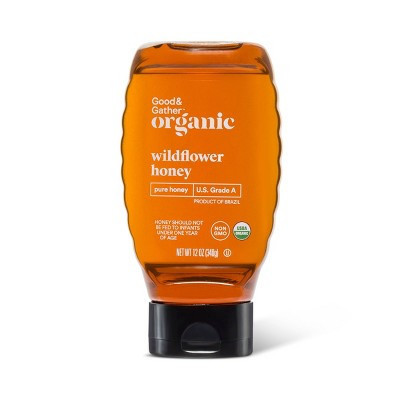 Organic Wildflower Pure Honey - 12oz - Good & Gather™ | Target