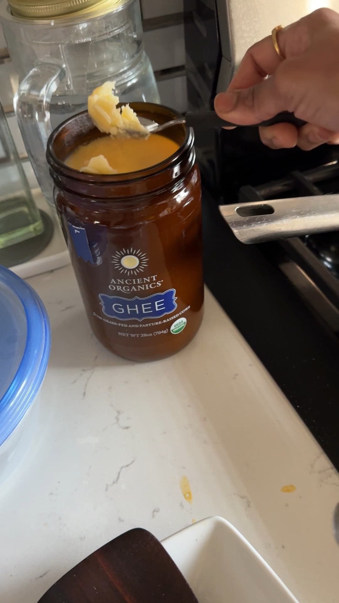 Finally I found a Ghee that doesn’t smell in food 👌🏽🤩 (I threw away 3 that had very strong smell) this is good 

#LTKmomlife #LTKfoodie #LTKdayinmylife
