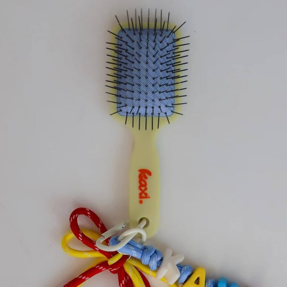 Kaxi Mini Metal Bristle Scalp to Ends Hair Brush, Includes FREE set of GRWM Clips | Amazon (US)