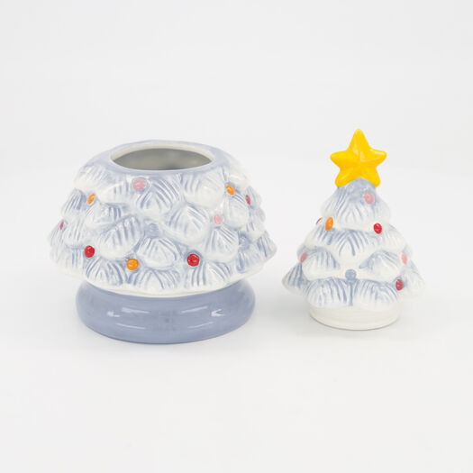 Christmas Tree Butter Spiced Cake Scented Candle 21x10cm | TK Maxx