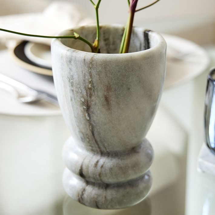 Kali Marble Vases | West Elm (US)