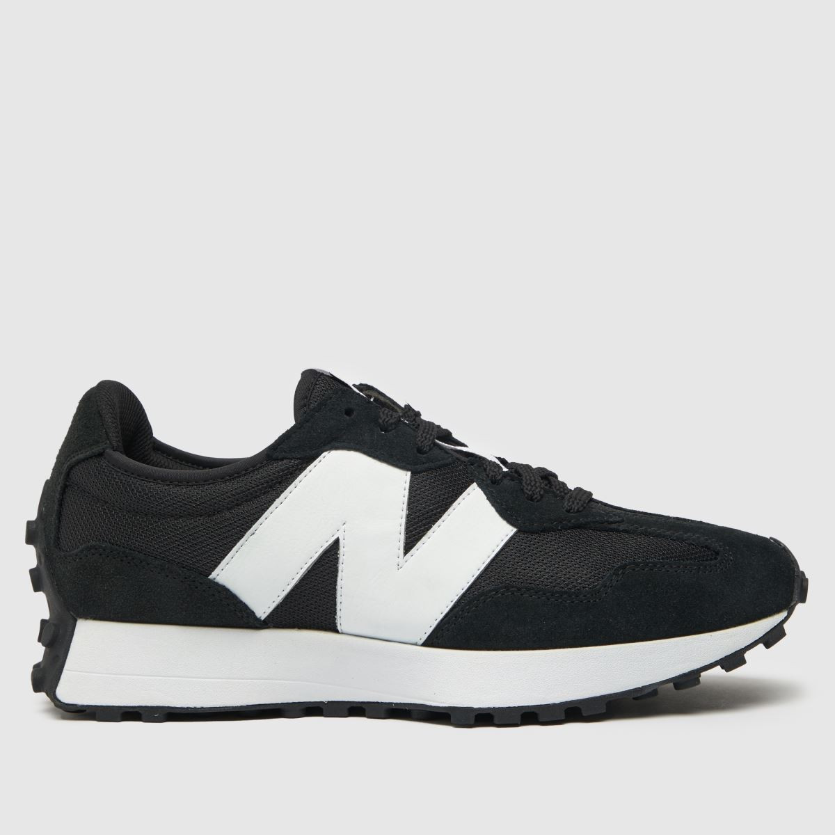 New Balance 327 trainers in black & white | Schuh