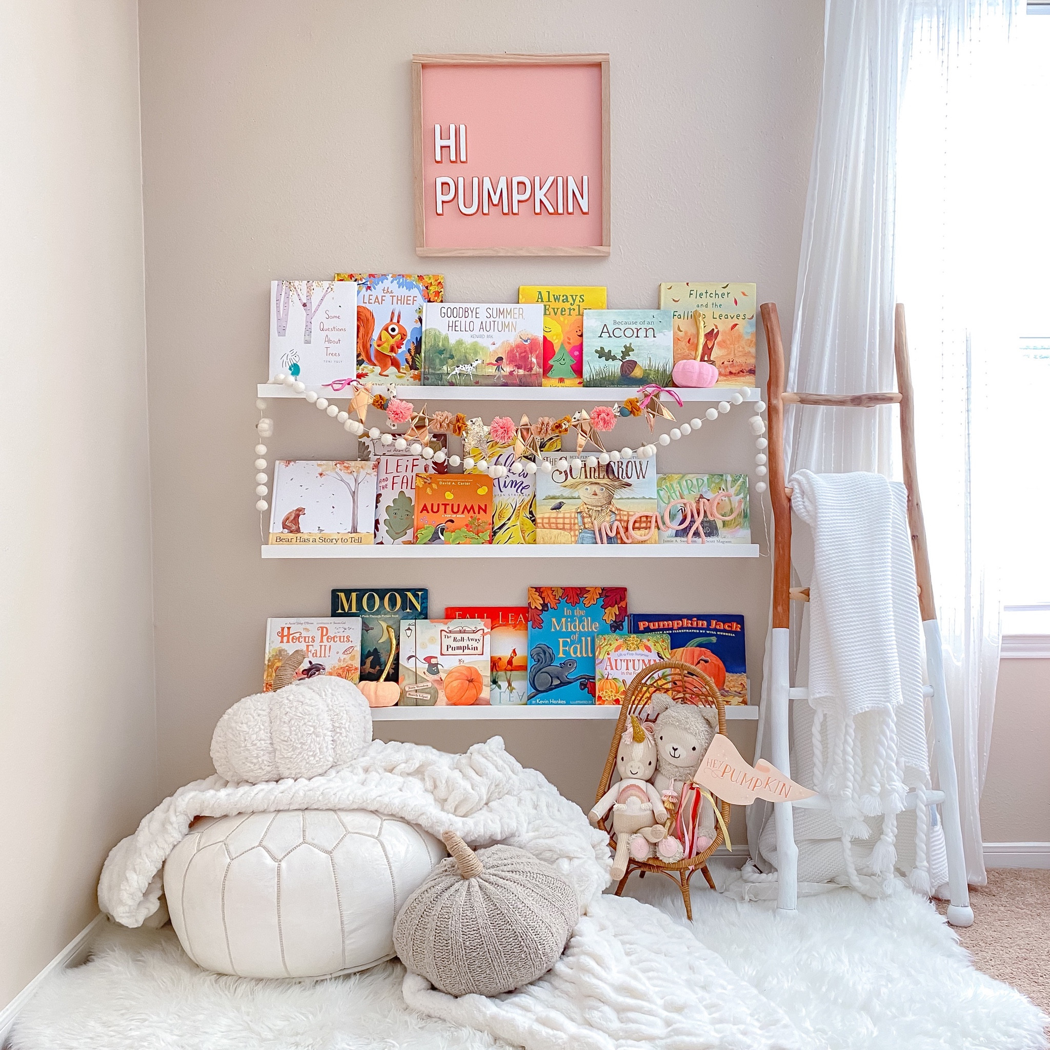 Fall Bookshelves in our Playroom hold our family’s favorite Fall themed childrens books 🍂

Shop my entire list of favorite Fall childrens books in my Amazon Shop! 

#LTKfamily #LTKSeasonal #LTKhome