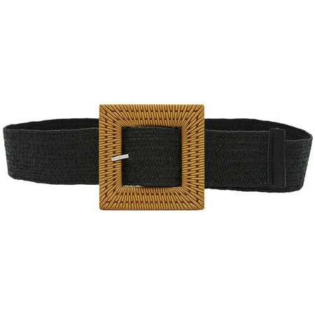 1Pc Vintage Women Waist Belt Retro Wide Waist Belt Weaving No Hole Waistband | Walmart (US)