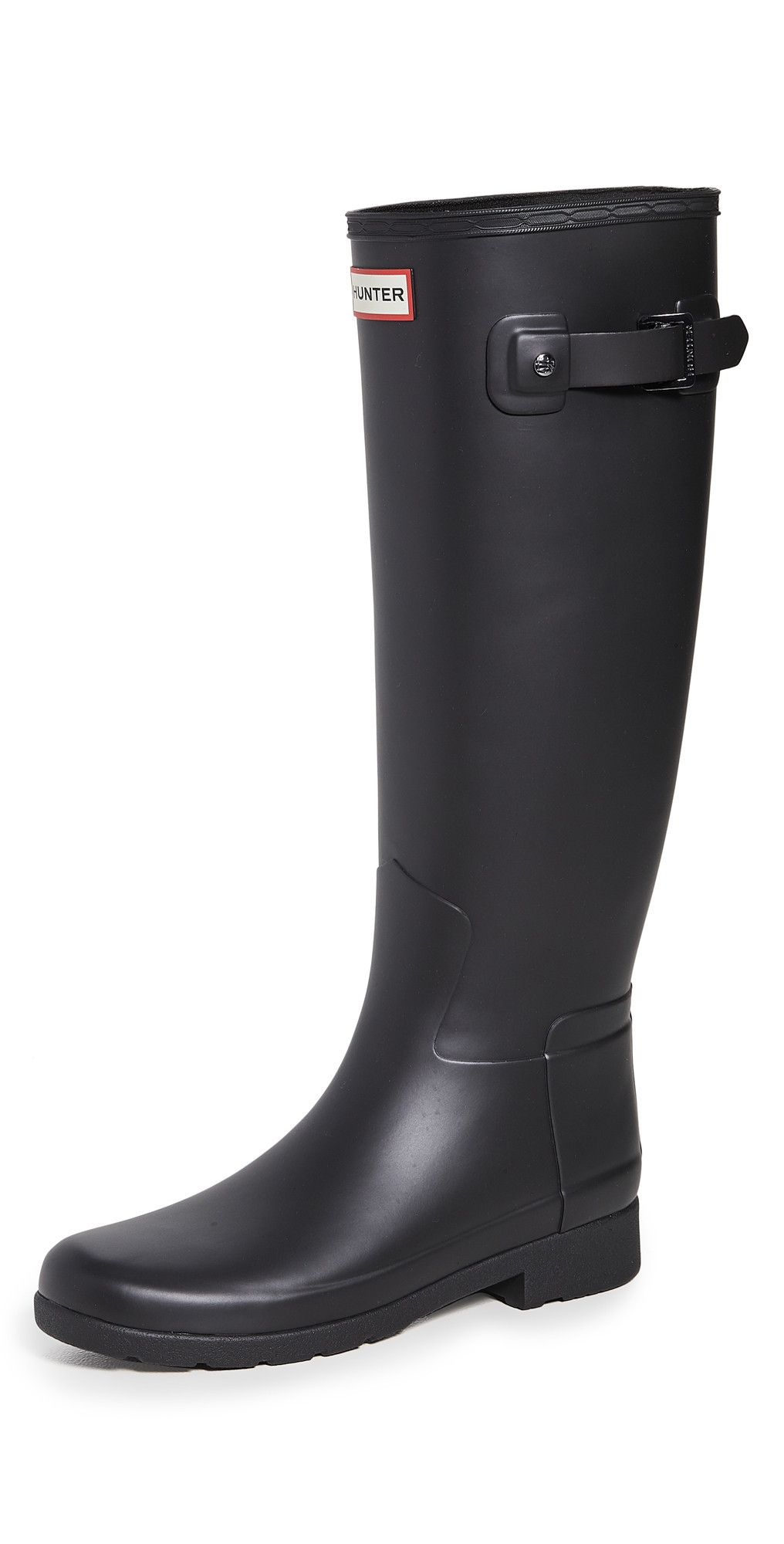 Hunter Boots Refined Tall Matte Boots Black 10 | Shopbop
