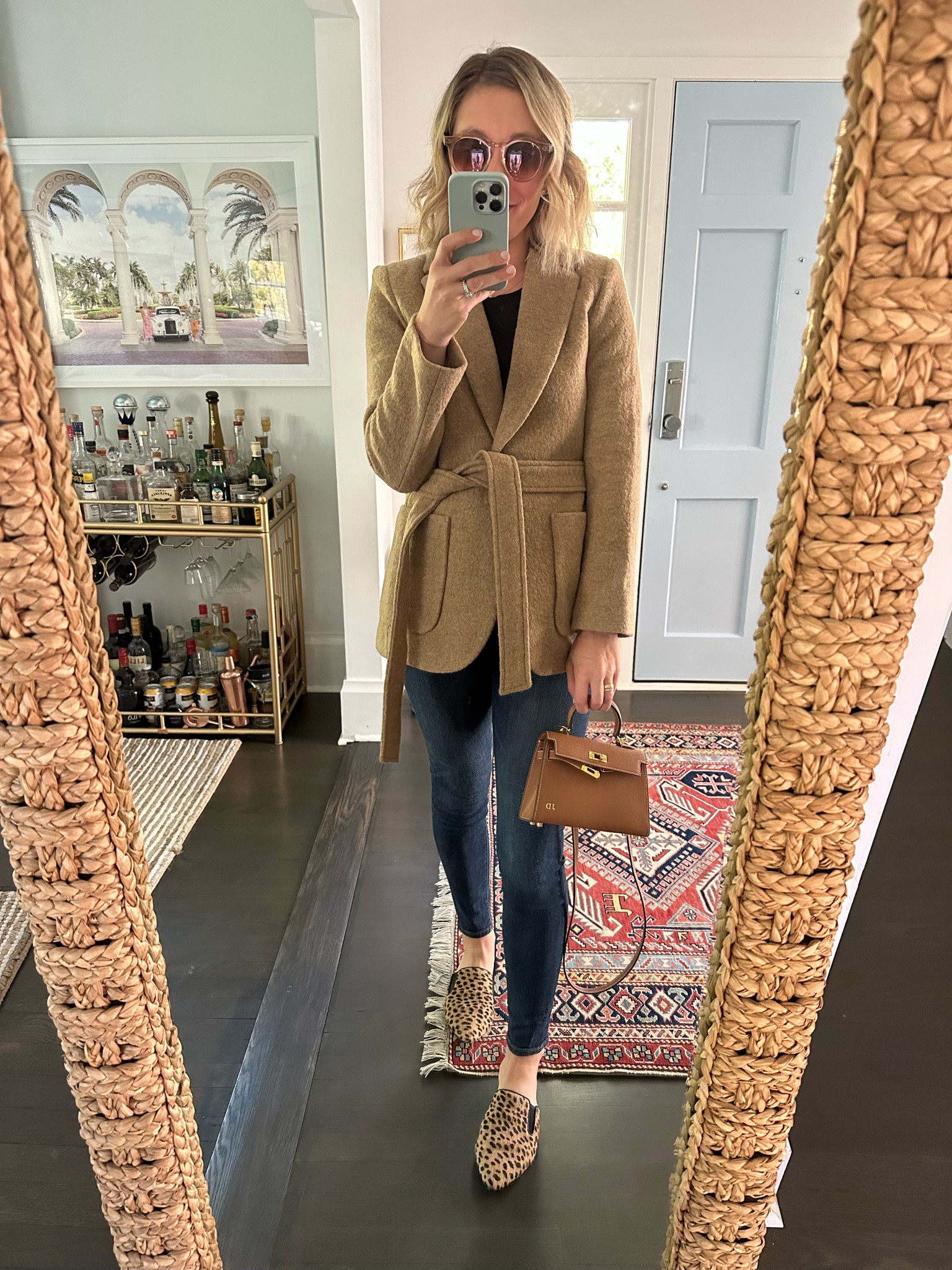 Fall blazer jacket and my favorite mini bag that is back in stock! 🍂

#LTKSeasonal #LTKshoecrush