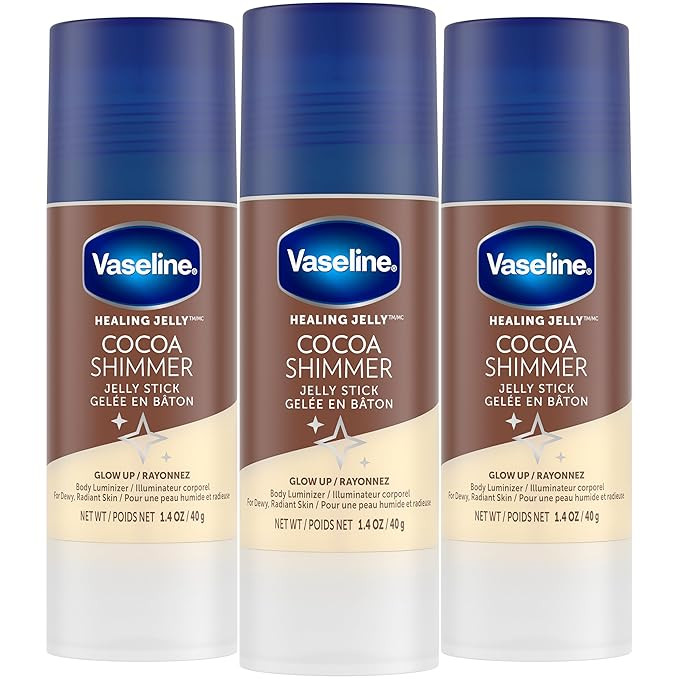 Vaseline Cocoa Shimmer Jelly Stick – Non-Greasy Moisturizer for Glowing Skin, Face & Body Lotio... | Amazon (US)