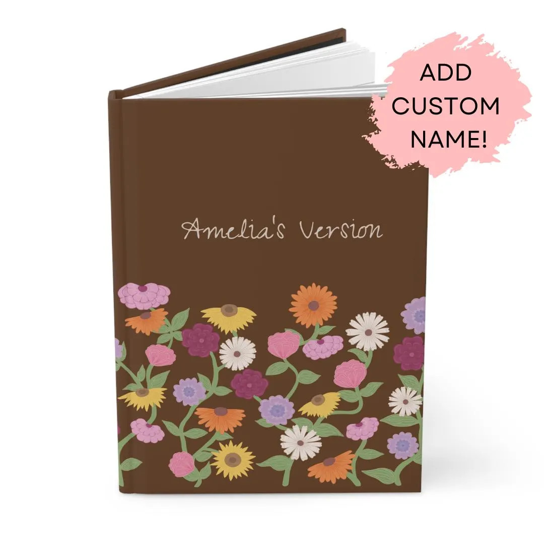 Custom Name Eras Piano Flowers Hardcover Notebook | Surprise Songs Flowers Matte Journal | Subtle... | Etsy (US)