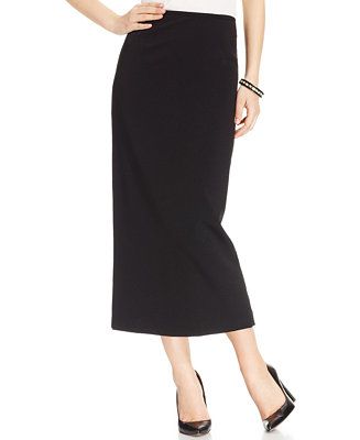 Crepe Column Skirt | Macy's