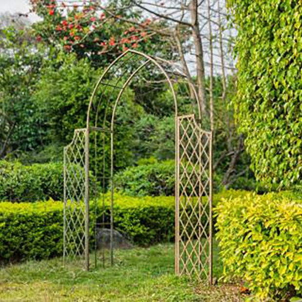 GRAND METAL GARDEN ARBOR | Antique Farm House