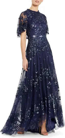 Sequin Tulle Gown | Nordstrom