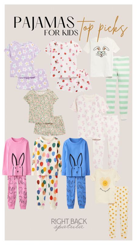 Kids spring pajamas for Easter Baskets!

#LTKfindsunder50 #LTKkids #LTKSeasonal