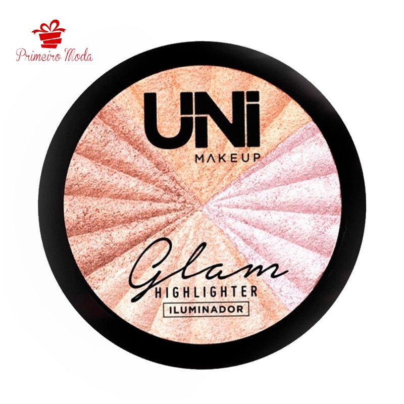 Iluminador Glam Highlighter Uni Makeup | Shopee (BR)
