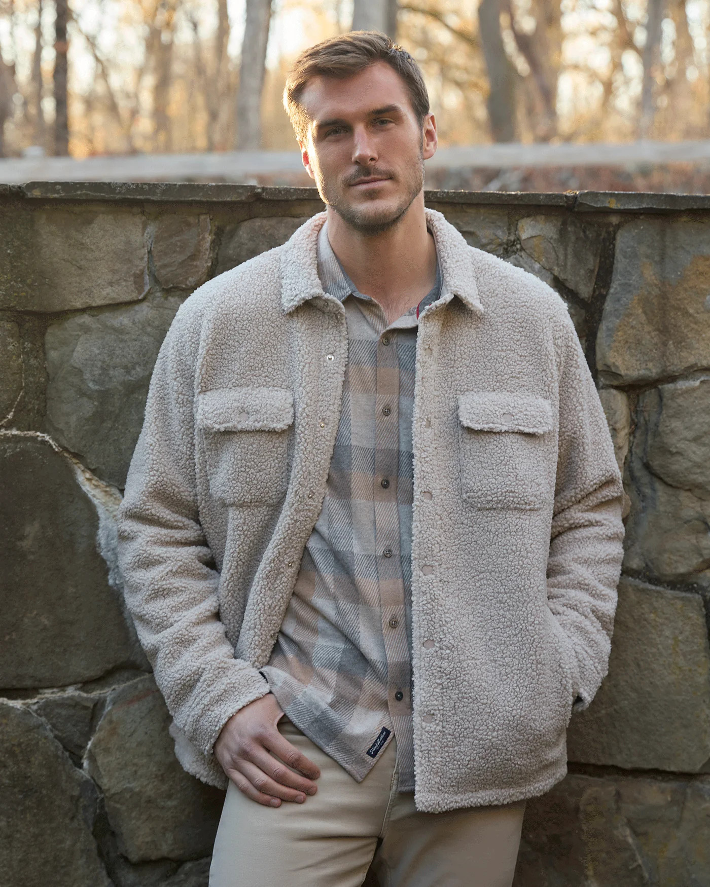 SCARSDALE FLEECE-LINED SHERPA SHIRT JACKET | Flag & Anthem