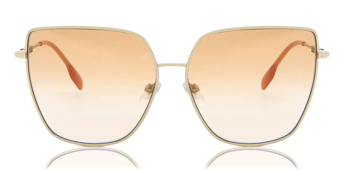 Burberry BE3143 ALEXIS 1109V0 Women’s Sunglasses Gold Size 61 | SmartBuyGlasses Global