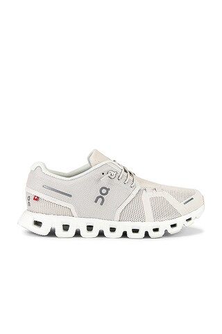 On Cloud 5 Sneaker in Pearl & White from Revolve.com | Revolve Clothing (Global)