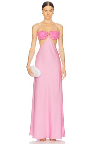 Everlyn Maxi Dress in Pink Blossom | Revolve Clothing (Global)