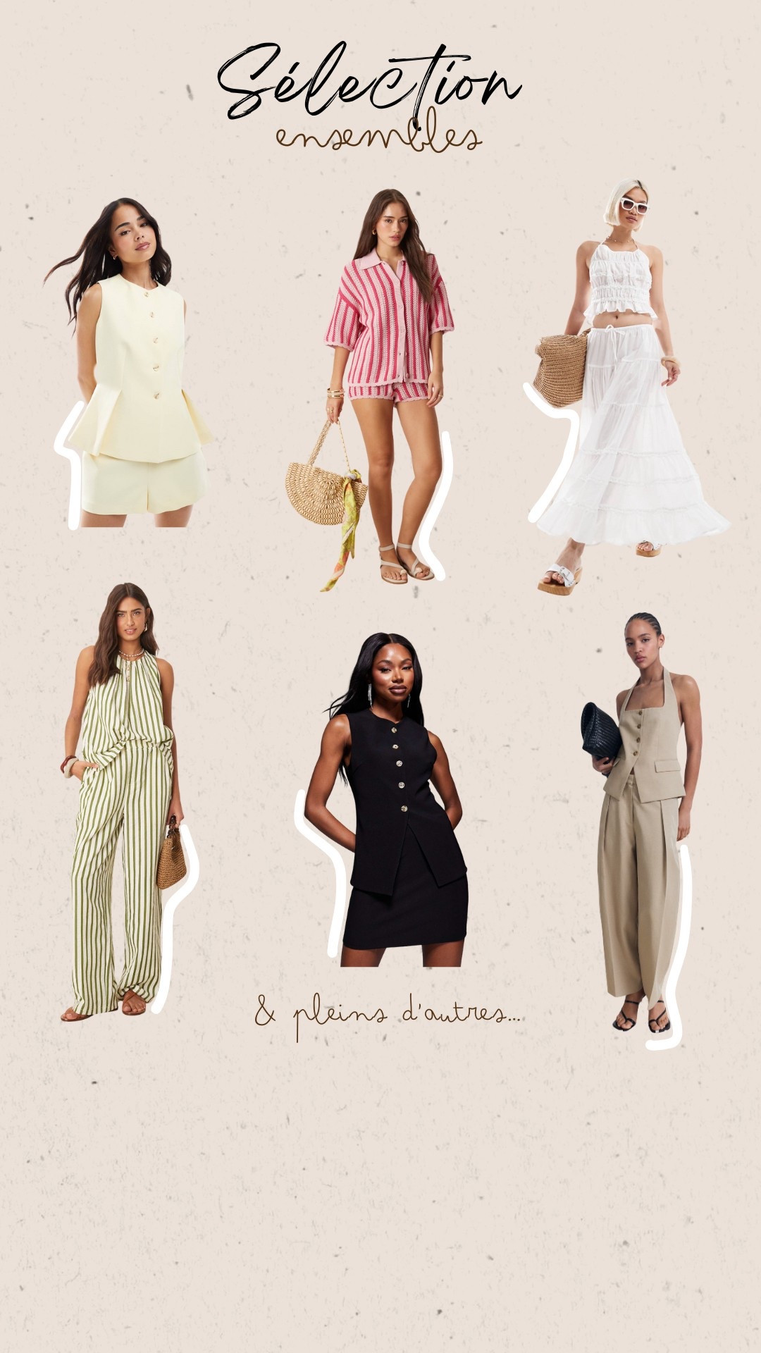 Sélection d’ensembles - printemps étéé

#LTKstyletip #LTKsummer #LTKspring